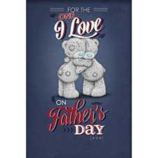 One I Love Me to You Bear Father Day Card Image Preview